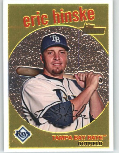 2008 Topps Heritage Chrome #C253 Eric Hinske - Tampa Bay Rays (Serial #d to 1959 (High Number Series) (Baseball Cards)