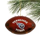 Tennessee Titans 4'' Acrylic Light-Up Football Ornament