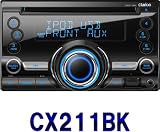 Clarion クラリオン CX211BK 2DIN CD/USB/MP3/WMA レシーバー