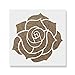 Rose Stencil Template - Reusable Stencil with Multiple Sizes Available