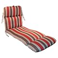 Chaise Cushion Red/Brown - 22x74"