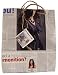 10 Recycled Newspaper Gift Wrap Bags Shopping Bags Jute Handles