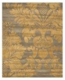 EORC Hand-tufted 'Avalon' Blue/ Gold Wool Rug (5' X 8)