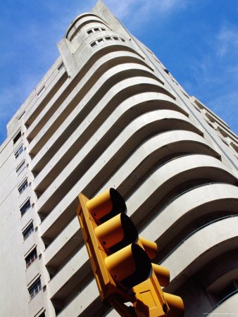Edificio Lapido, Built in 1930 Art Deco Style, Avenida 18 de Julio, Montevideo, Uruguay Photographic Poster Print by Krzysztof Dydynski, 9x12
