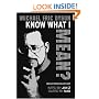 Know What I Mean? : Reflections on Hip-Hop