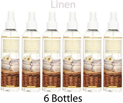 Hosley Candle Company Linen Room Spray - Set of 6 / 8 fl oz each