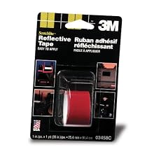 3M Scotchlite Reflective Tape, Red, 1-Inch by 36-Inch