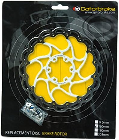 Bicycle Disc Brake Rotor 160mm White