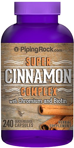 Super Cinnamon Complex w/ Chromium & Biotin 1500 mg 240 Capsules Super Cinnamon Complex w/ Chromium & Biotin 1500 mg 240 Capsules