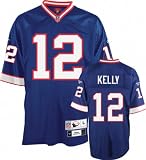 Jim Kelly Blue Reebok NFL Premier 1990 Throwback