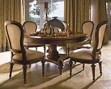 Tre Venti Carmella's Round Pedestal Table Set
