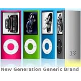 4GB BLUE New Generation Generic Brand MP3 MP4 Versatile Multifunction Multimedia Player