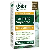 Gaia Herbs Turmeric Supreme Extra Strength Liquid Phyto-Capsules, 60 Count