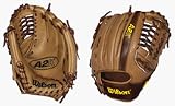 11 3/4 A2K  Reinforced T-Web Pitcher's Baseball Glove from Wilson (Worn on the Right Hand)