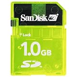 Sandisk 1GB SD Gaming Card for Nintendo Wii (SDSDG-1024-E10, Retail Package)