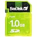 Sandisk 1GB SD Gaming Card for Nintendo Wii (SDSDG-1024-E10, Retail Package)