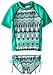 Hurley Little Girls' Phoenix Short Sleeve Rashguard Set