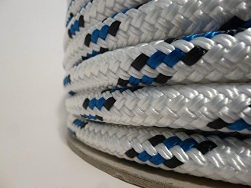 1/2" x 100 ft. Valsail Double Braid Yacht Braid Polyester Sailboat Rigging Nautical Rope Spool. Valley Rope.