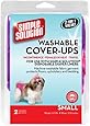 Simple Solution Washable Diaper Cover-Ups, Small, "Colors May Vary", Pink/Purple or Blue/Black, 2 Pack