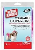 Simple Solution Washable Cover-Ups, Small, Pink/Purple (Pack of 2)