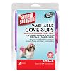 Simple Solution Washable Cover-Ups, Small, Pink/Purple (Pack of 2)