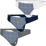 NFL San Diego Chargers Women's Mystic Memory Thong - Set of 3 Large