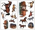 Kentucky WILD HORSES - Peel and Stick - 24 Wall Stickers Stickup