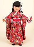 american princess dresses for girls-Japanese Kimono. COMPLETE Outfit with Shoes. Fits 18