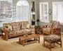 Futon Furniture Set in Honey Oak - Portofino - FSET-12
