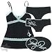Baby Phat Black and Teal Baby Doll Set for Juniors