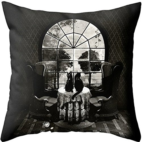 Yoler Pillow Case Decorative Skull Art Outdoor Sofa Cushion Satin Bright Colorful Painting Pillowcases