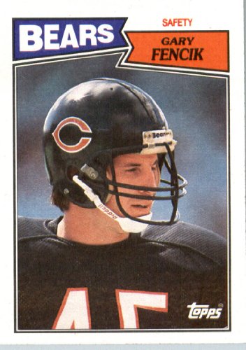 1987 Topps # 62 Gary Fencik Chicago Bears Football Card- Near Mint to Mint Condition - In Protective Screwdown Display Case!