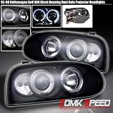 93-98 Vw Golf Mk3 Black Halo Projector Headlights 94 95