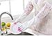 Services for You 1 Pair Waterproof Household Gloves Dishwashing Gloves Random Color (Warmer ,Long)