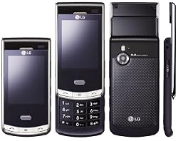 LG KF750 Secret Black Label Series phone,  (Unlocked, Intl. Version) no U.S. Warranty