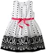Rare Editions Girls 2-6X Border Print Dress