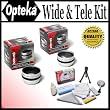 Opteka 0.5x Wide Angle & 2x Telephoto HD&sup2; Lens Set For JVC GR-D200, D201, D230, D231, D244, D250, D270, D271, D290, D295, D347, D350, D370, D371, D372, D375, D39, D390, D395, D396, D750, D770, D771, D775, D790, D796, DA30, DV1, DVM1, DVM5, DVM50, DVM55, DVM70, DVM75, DVM76, DVM80, DVM90, DVM96, DVX, DVX4, DVX44, DVX48, DVX49, DVX7, DVX70, DVX77, DVX78, DVX8, DVX80, DVX88, DVX9, DVX90, DVXPRO, DX307, DX77 and GR-DX97 Digital Camcorders