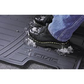 Honda Civic Genuine Factory OEM 08P13-S5D-100 BLACK All Season Floor Mats 2001 - 2005 (set of 2 front mats)
