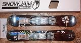New Snowjam 90cm Skiboards 2010 blue twin tip Ski Blades snow blades NEW