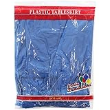 Party Dimensions Single Count Plastic Table Skirt, 29 by 14-Feet, Blue