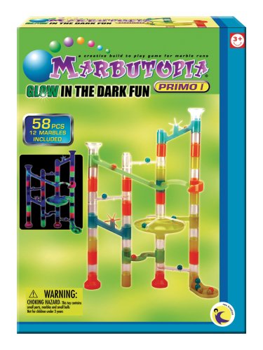 Childrens Toyshop  Toys : Marbultopia Glow In The Dark Marble Run  58 Piece