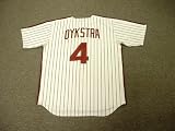 LENNY DYKSTRA Philadelphia Phillies 1990 Majestic Cooperstown Throwback Baseball Jersey