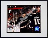 Chris Pronger 2007 Stanley Cup Game 1 Double Matted 8 x 10 Photograph in Black Anodized Aluminu