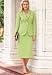 Apparel : Button-Lapel Skirt Suit