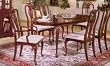 Centennial"Cherry"Oval Queen Anne Table/Side, Arm Chair