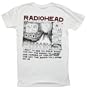 Banks Collapse T-shirt by Radiohead in Vintage White