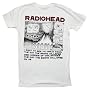 Banks Collapse T-shirt by Radiohead in Vintage White