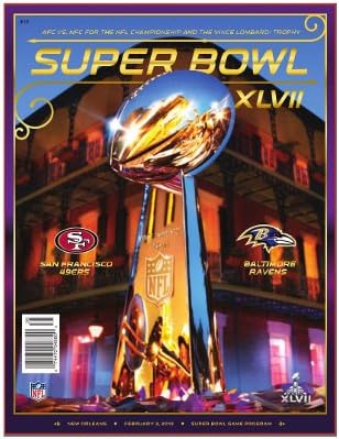 Super Bowl XLVII 47 Baltimore Ravens vs San Francisco 49ers NFL Football Official Game Program