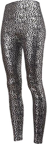 GOODSNEEDS Leopard print Leggings Silver