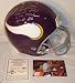 Fran Tarkenton Autographed/Hand Signed Minnesota Vikings Full Size Proline Football Helmet with 47,0